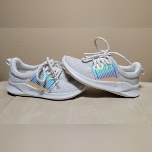 Girls Holographic Running Sneakers